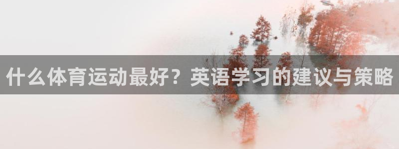 新球体育网：什么体育运动最好？英语学习的建议与策略