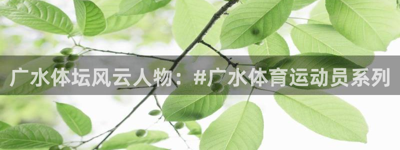 新球体育app下载：广水体坛风云人物：#广水体育运动员系列